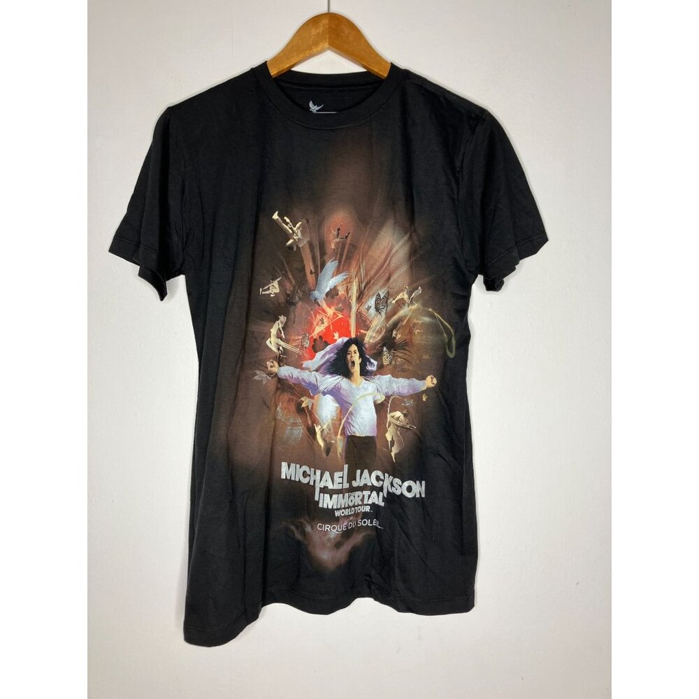 Michael Jackson Immortal World Tour Cirque Du Soleil Men's Medium Black T-Shirt